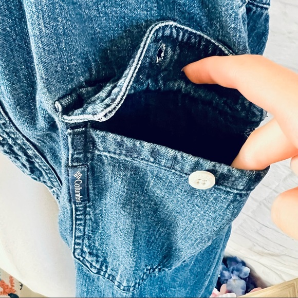 Vintage Menβs Denim Columbia Shirt - Picture 13 of 13